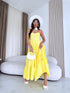 "SUNFLOWER" garā kleita 9289 - DZELTENA